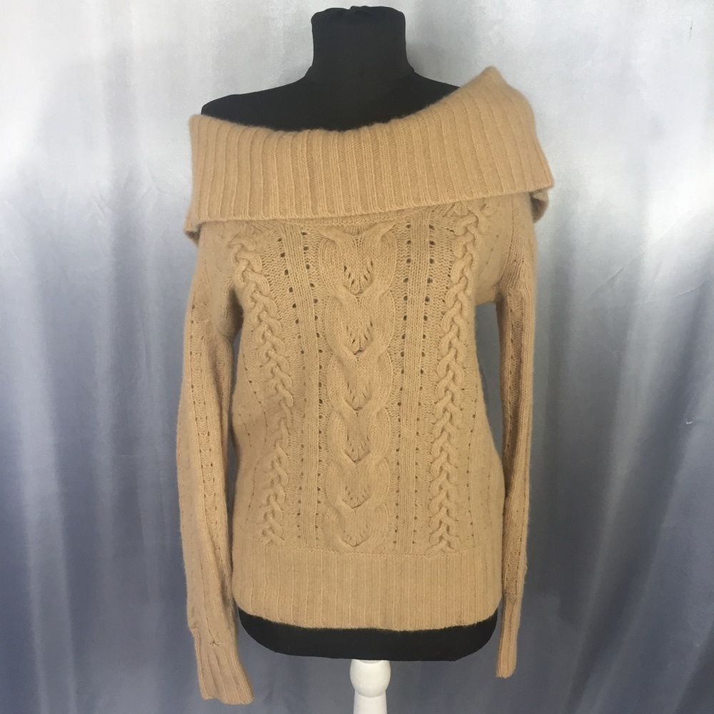 Banana Republic off the shoulder knit sweater